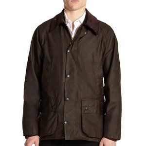 NEW Barbour BEAUFORT Relaxed Fit Waxed Cotton Jacket sz EU 38 / US Medium RUSTIC